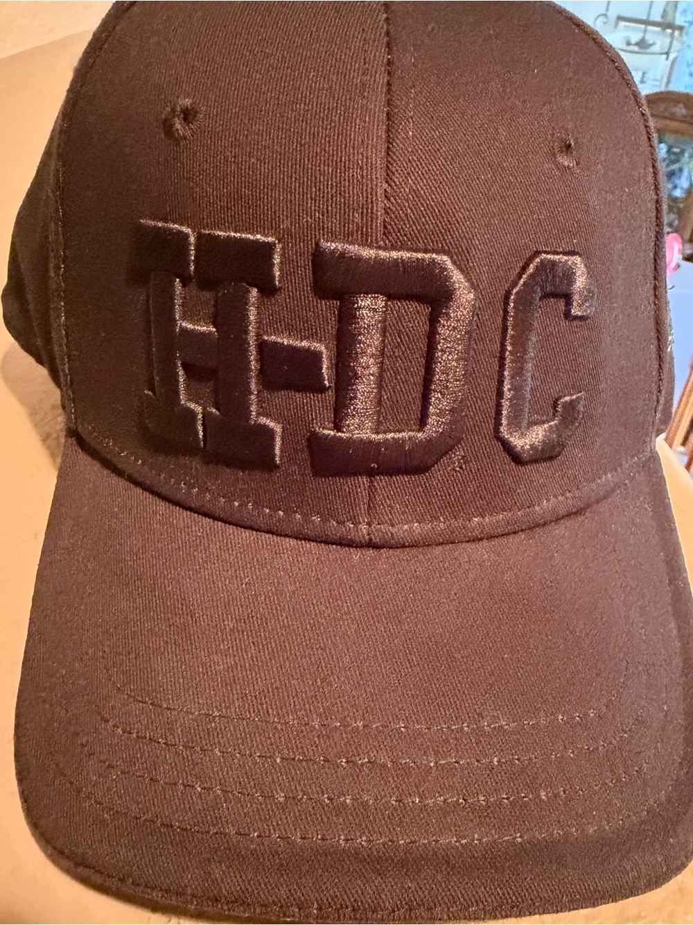 Harley Davidson Cafe Las Vegas Black Fitted Baseball Cap OS